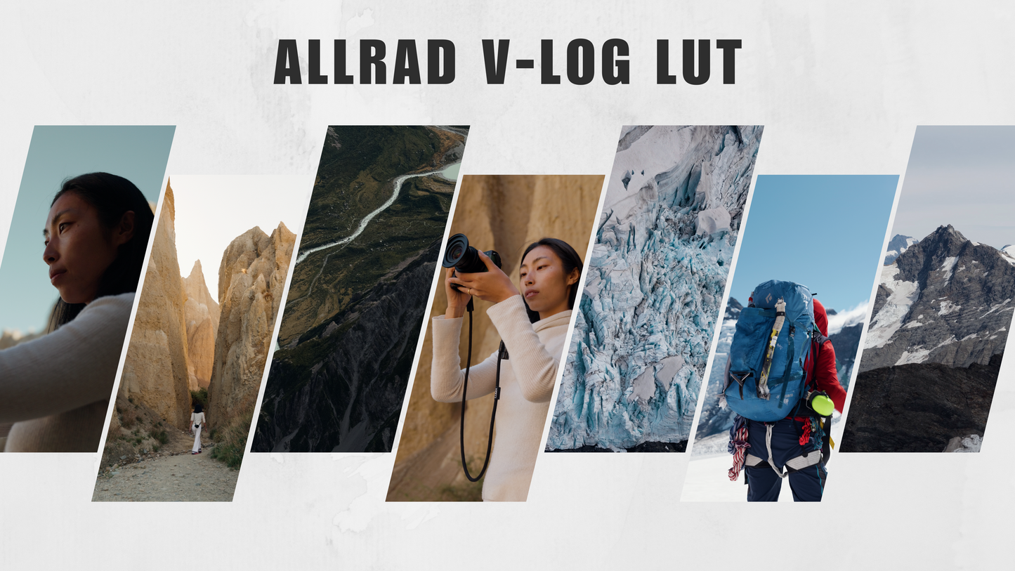 ALLRAD Cinematic V-Log LUTs