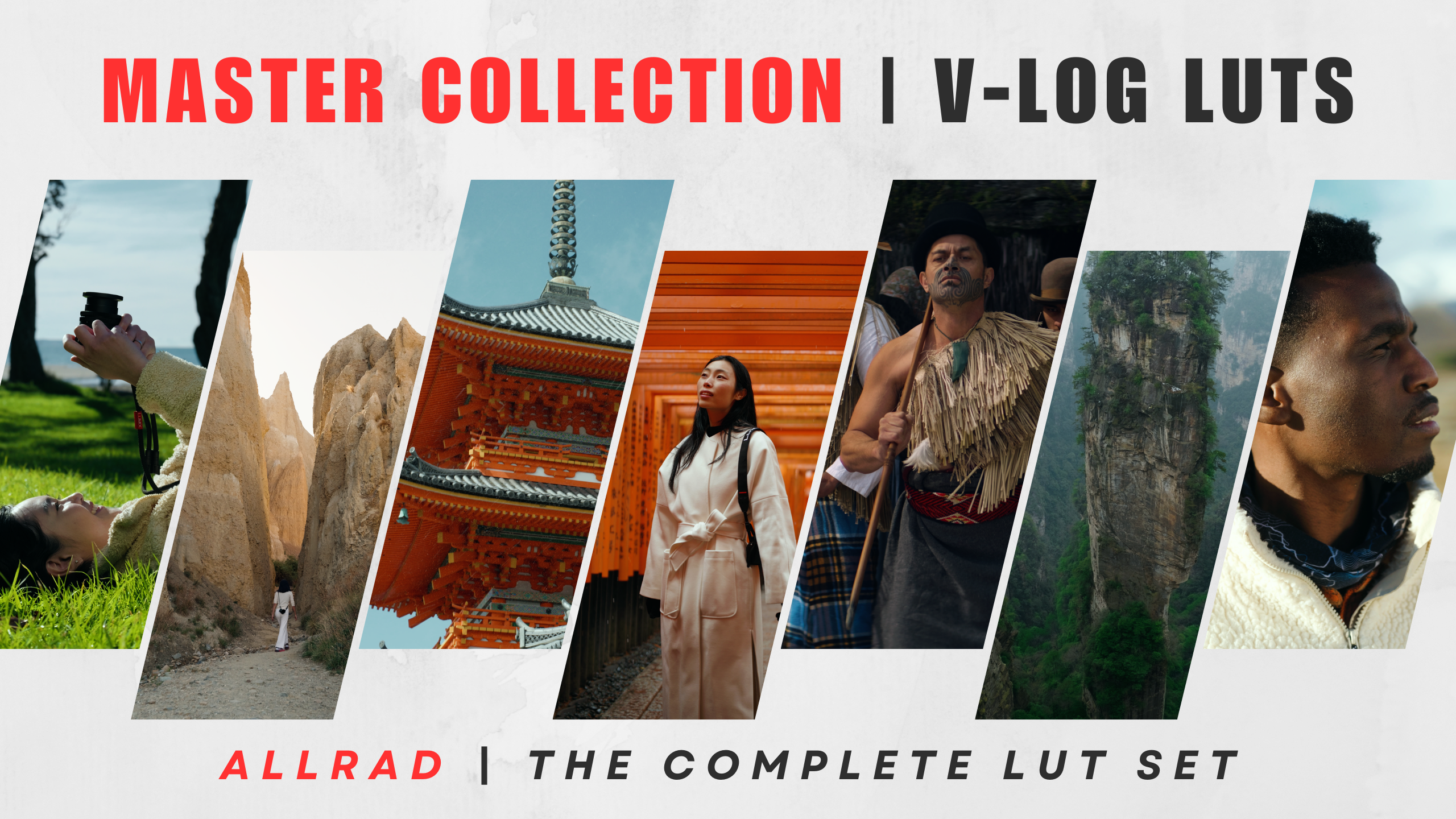 ALLRAD V-Log LUMIX LUTs MASTER COLLECTION (Pack 1 & 2) ALLRAD